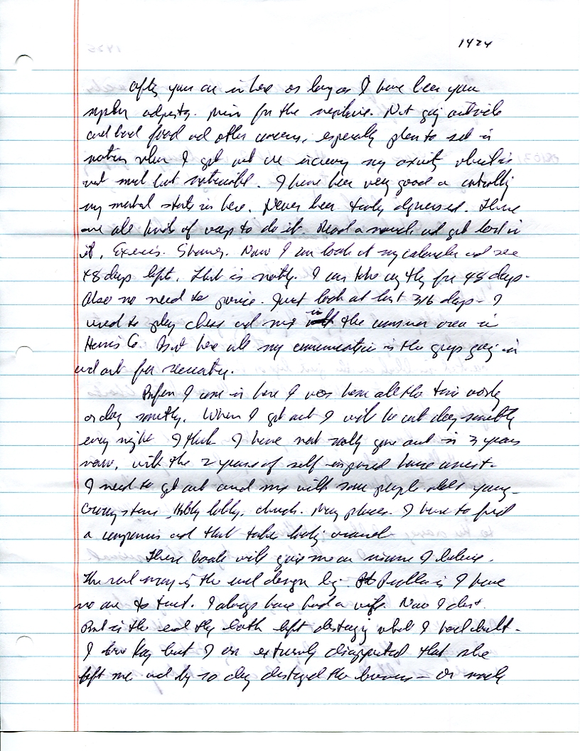 Dr John WorldPeace 2008 Prison Journal